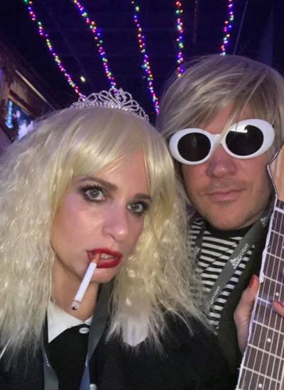 Courtney Love and Kurk Cobain